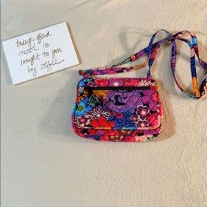 Vera Bradley Floral Fiesta Petite Crossbody Bag